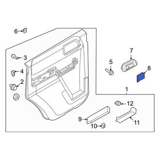 Ford OE - Right Interior Door Handle Screw Cap