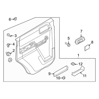 Ford OE - Rear Door - Interior Trim