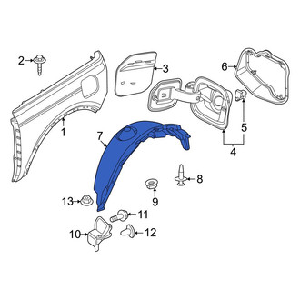 Ford OE - Rear Left Quarter Panel Splash Shield