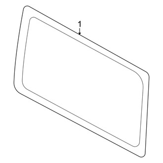 Ford OE - Quarter Panel - Glass (2 Doors)
