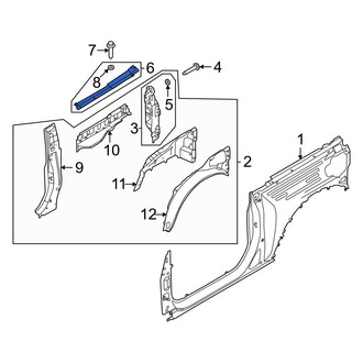 Ford OE - Rear Left Frame Side Member