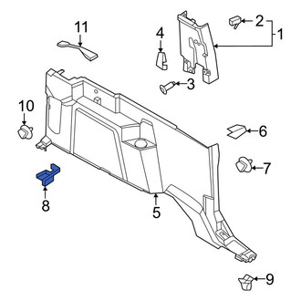 Ford OE - Right Quarter Panel Trim Panel Clip