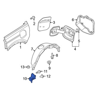 Ford OE - Rear Left Stone Deflector