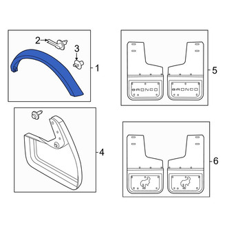 Ford OE - Rear Right Fender Flare