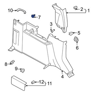 Ford OE - Right Quarter Panel Trim Panel Clip