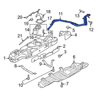Ford OE - Fuel Tank Filler Neck