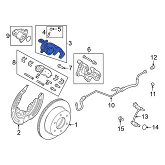 Ford OE - Rear Right Disc Brake Caliper
