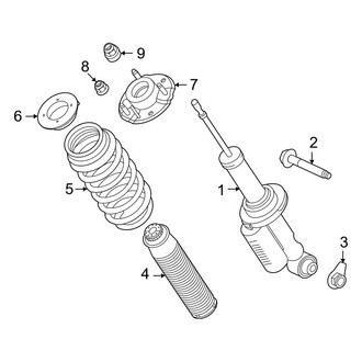Ford OE - Rear Suspension - Struts & Components (W/O Bilstein Shocks)