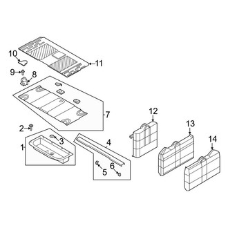 Ford OE - Rear Body & Floor - Interior Trim (2 Doors)