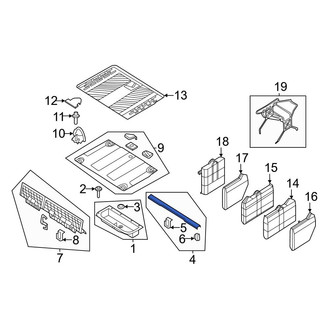 Ford OE - Rear Door Sill Plate