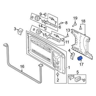 Ford OE - Rear Lower Door Stop
