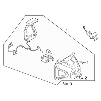 Ford OE - Back Door - Spare Tire Carrier