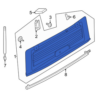Ford OE - Rear Back Glass