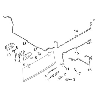 Ford OE - Back Door - Rear Wiper Components