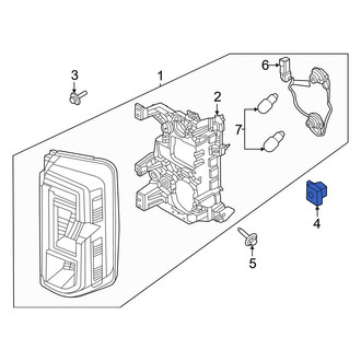Ford OE - Tail Light Nut