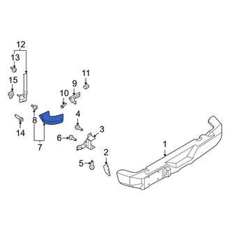 Ford OE - Rear Left Bumper Extension