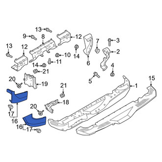 Ford OE - Rear Left Bumper Extension