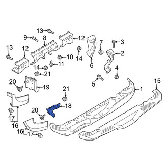 Ford OE - Rear Left Bumper Extension Bracket