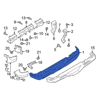 Ford OE - Rear Bumper Face Bar