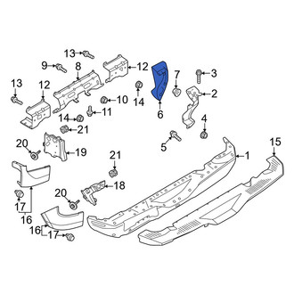 Ford OE - Rear Left Bumper End Cap