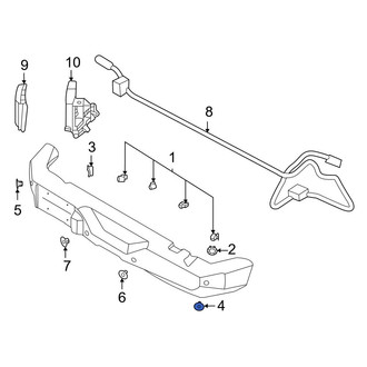 Ford OE - Right Outer Parking Aid Sensor Retaining Ring