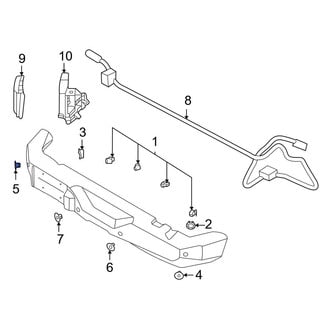 Ford OE - Left Outer Parking Aid Sensor Retaining Ring