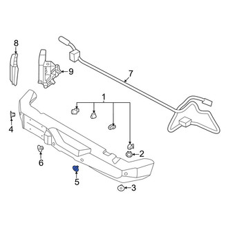 Ford OE - Right Inner Parking Aid Sensor Retaining Ring