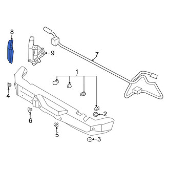 Ford OE - Rear Blind Spot Detection System Warning Sensor