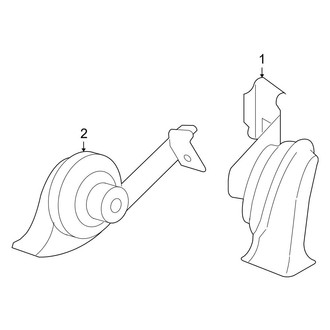 Ford OE - Electrical - Horn (FULL HYBRID EV-GAS (FHEV))