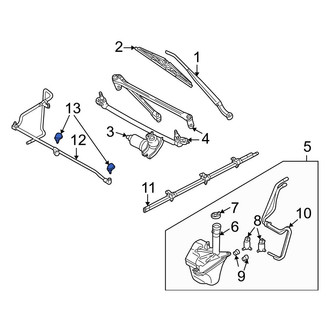 Ford OE - Front Windshield Washer Nozzle