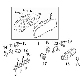 Ford OE - Instrument Panel - Cluster & Switches