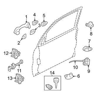 Ford OE - Front Door - Lock & Hardware (Hybrid)