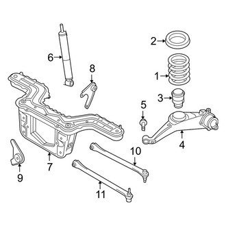 Ford OE - Rear Suspension - Suspension Components (FWD)