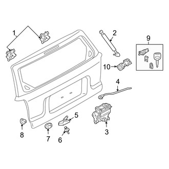 Ford OE - Lift Gate - Lock & Hardware (FULL HYBRID EV-GAS (FHEV))