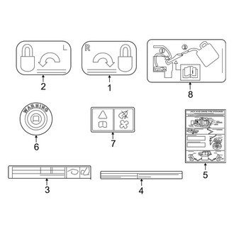 Ford OE - Information Labels - Labels (Hybrid / Limited Hybrid)