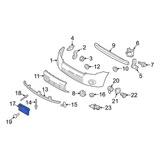 Ford OE - License Plate Bracket