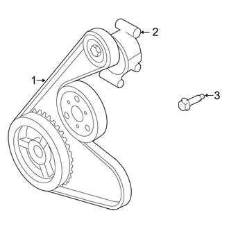 Ford OE - Cooling - Belts & Pulleys (Hybrid / Limited Hybrid)