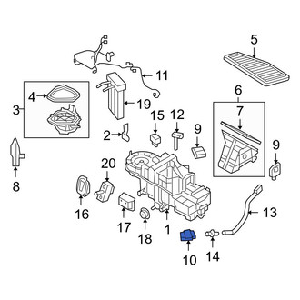 Ford OE - HVAC Blend Door Actuator