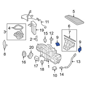 Ford OE - HVAC Air Inlet Door Actuator