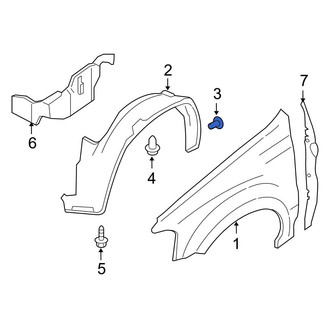 Ford OE - Stone Deflector Screw