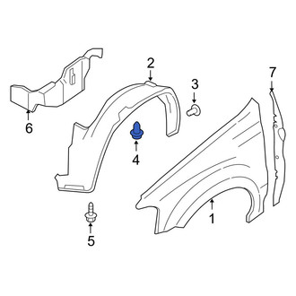 Ford OE - Inner Brake Air Duct Rivet
