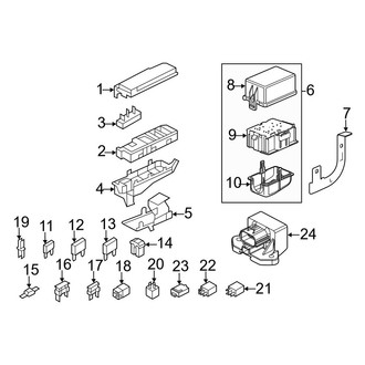 Ford OE - Electrical - Fuse & Relay (Hybrid / Limited Hybrid)