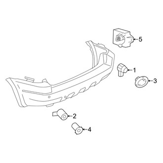 Ford OE - Electrical Components (Park Sensing System), (Hybrid / Limited Hybrid)