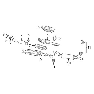 Ford OE - Exhaust System - Exhaust Components (Hybrid)