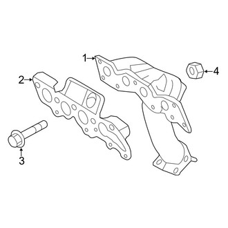 Ford OE - Exhaust System - Exhaust Manifold (Hybrid / Limited Hybrid)