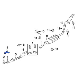 Ford OE - Exhaust Manifold Bracket