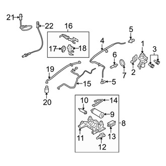 Ford OE - Emission System - Emission Components (Hybrid)