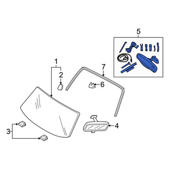 Ford OE - Front Interior Rear View Mirror