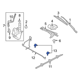 Ford OE - Front Windshield Washer Nozzle