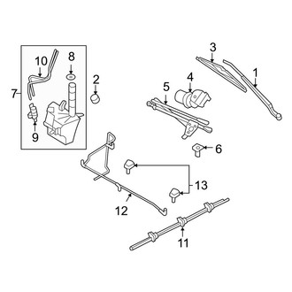 Ford OE - Windshield - Wiper & Washer Components (Hybrid / Limited Hybrid)